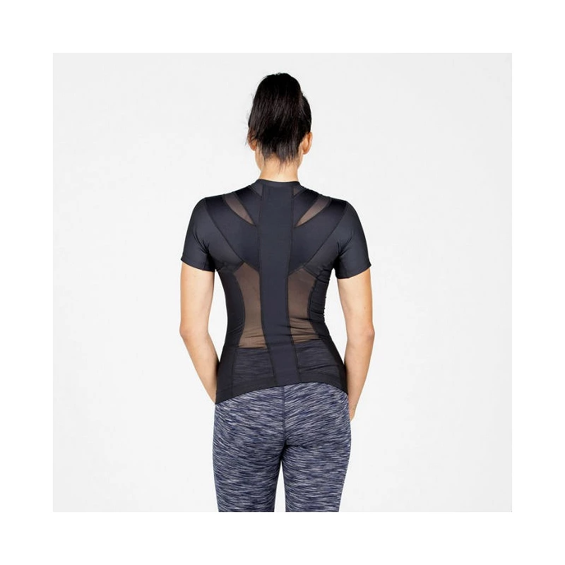 SPFC - Camiseta Postural Masculina - Posture Shirt® Com Zipper