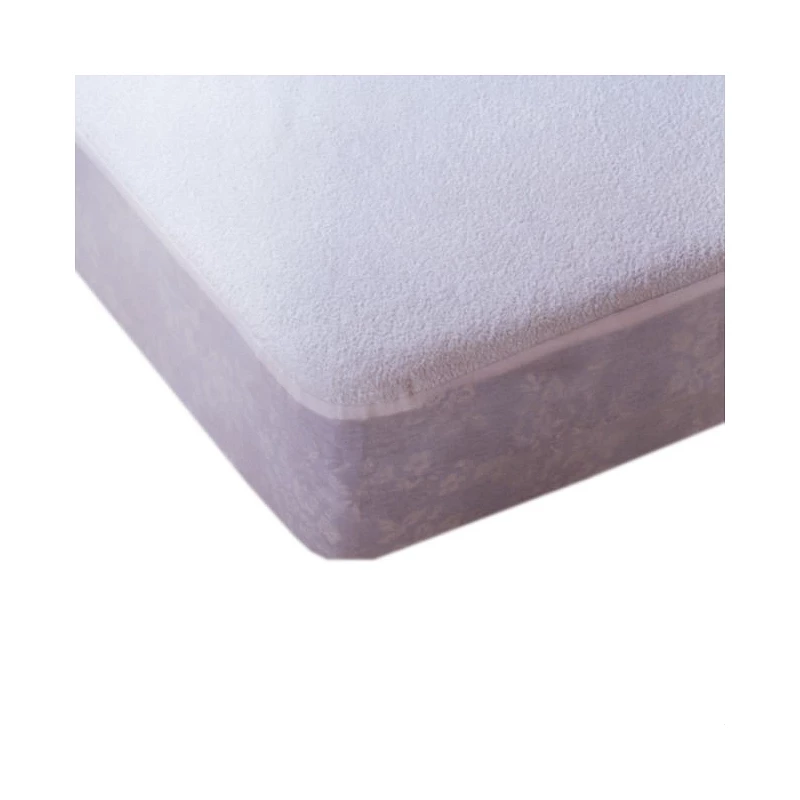 Funda de colchón con cremallera, superficie de rizo de algodón suave,  cremallera duradera sin ruido, transpirable, protector de colchón  impermeable – Yaxa Store